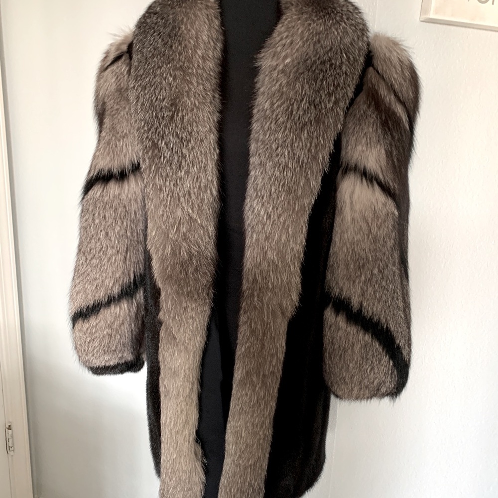 Silver Fox/Mink Coat